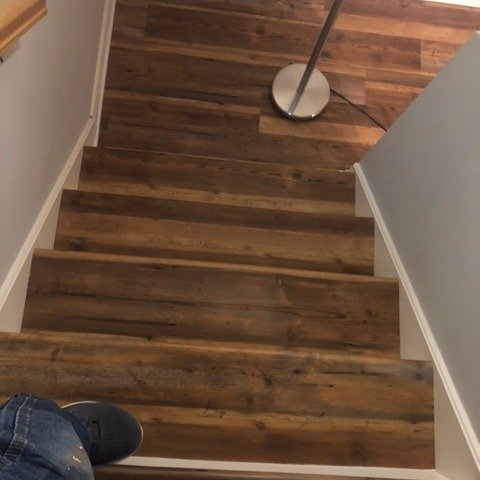 Product Installation work from Carpet Design Center in the Greenville, NC area