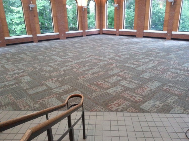 Product Installation work from Carpet Design Center in the Greenville, NC area