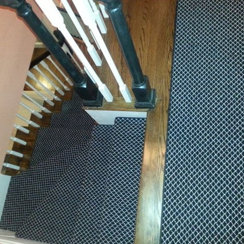 Product Installation work from Carpet Design Center in the Greenville, NC area