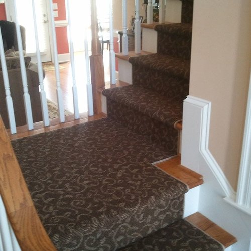 Product Installation work from Carpet Design Center in the Greenville, NC area