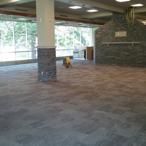 Product Installation work from Carpet Design Center in the Greenville, NC area