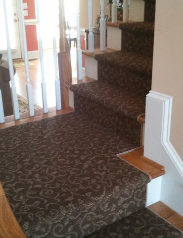 Product Installation work from Carpet Design Center in the Greenville, NC area