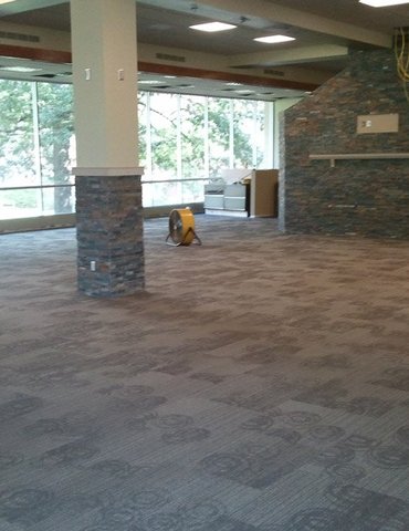 Product Installation work from Carpet Design Center in the Greenville, NC area