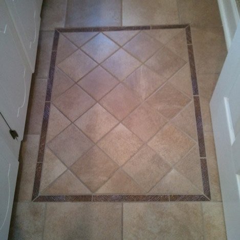 Product Installation work from Carpet Design Center in the Greenville, NC area