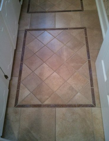 Product Installation work from Carpet Design Center in the Greenville, NC area