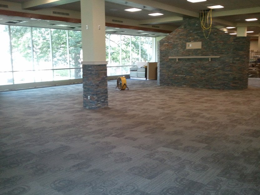 Product Installation work from Carpet Design Center in the Greenville, NC area