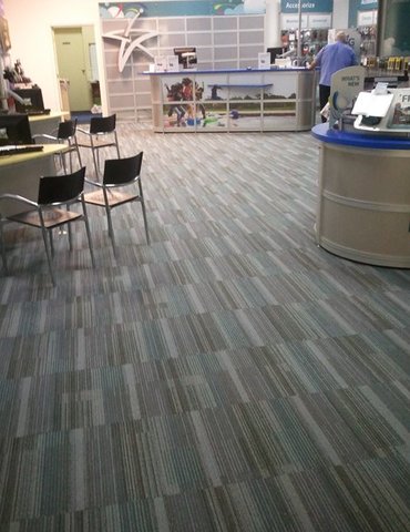 Product Installation work from Carpet Design Center in the Greenville, NC area