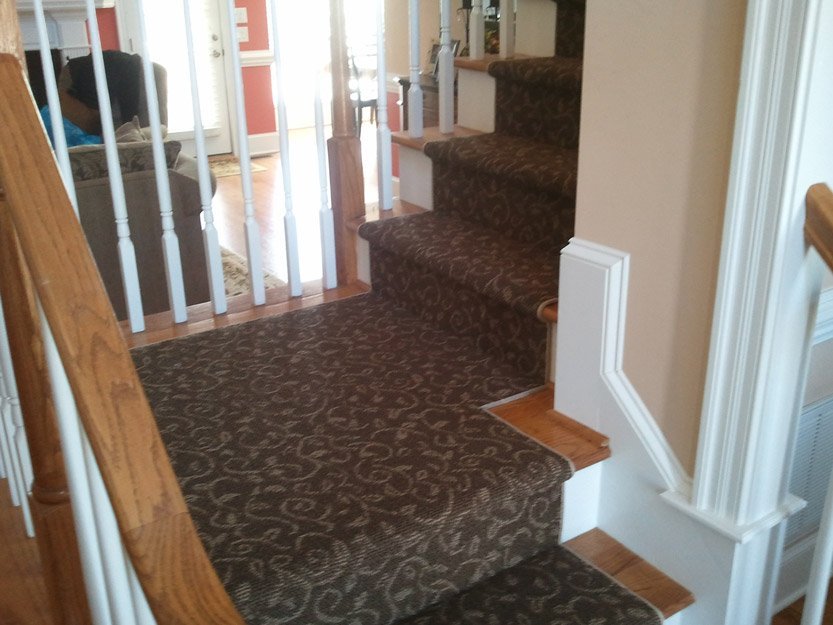 Product Installation work from Carpet Design Center in the Greenville, NC area