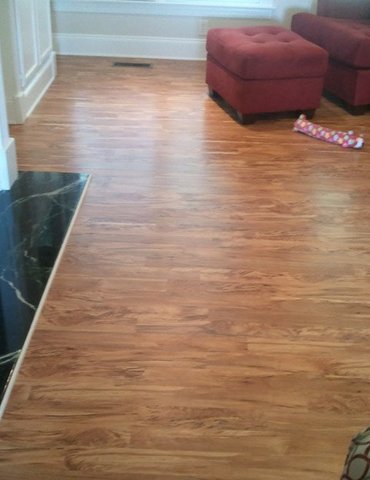 Product Installation work from Carpet Design Center in the Greenville, NC area